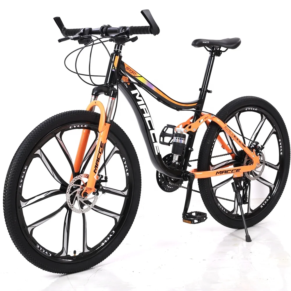 MACCE Fashionable  Design Cycle on Sale High Carbon Steel Mountain Bikes Cheap Bicycle 26 inch MTB 21 Speed with Adult City