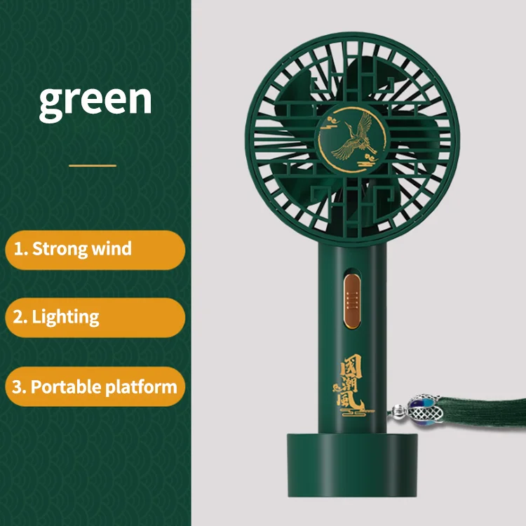 
Accept Custom Made 5v Voltage Mini Portable Rechargeable 2.5w Output Power Cooling Handheld Fan For Car 