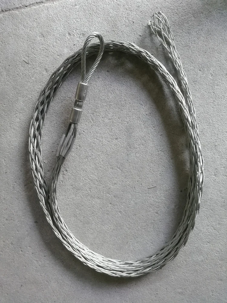 Wire Laying Construction Wire Rope Pulling Conductor Cable Mesh Socks Joint
