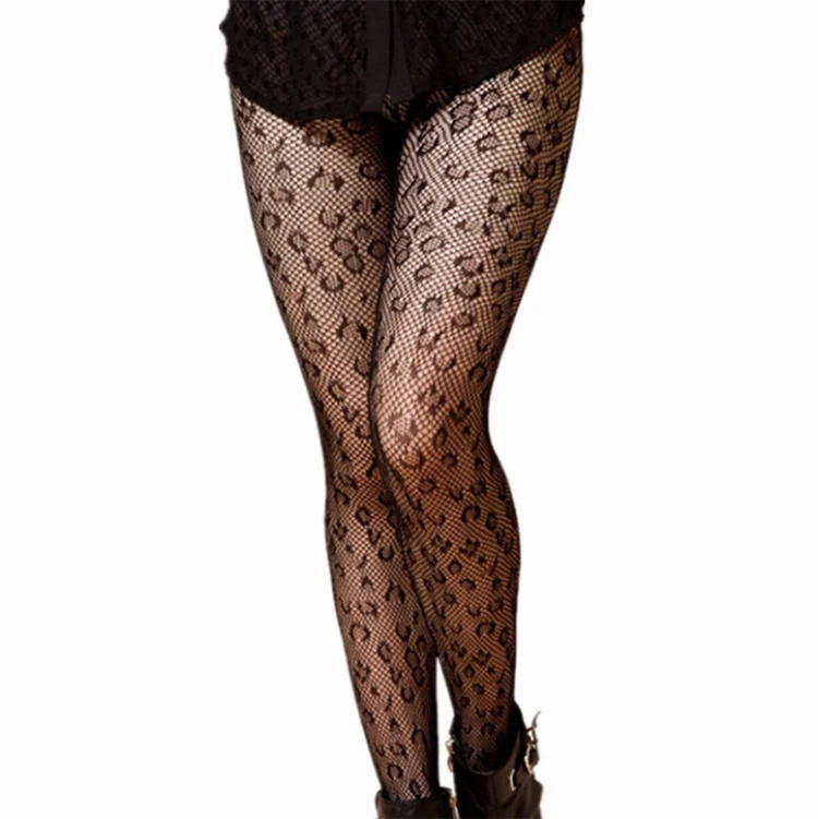 
Panther Pattern Tights Leopard Animal Print Pantyhose 