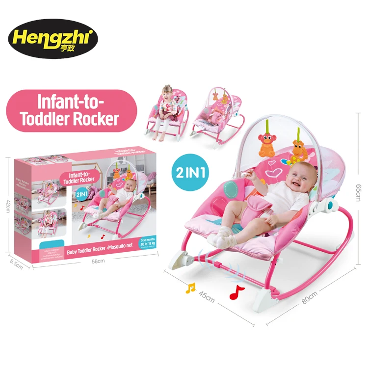 infant to toddler rocker chair Vibrating baby rocking chair with music