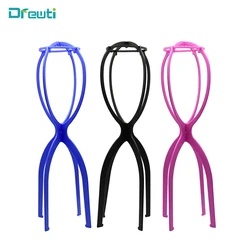 Оптовая продажа, высокое качество, многоуровневый самовращающийся настенный манекен, головной убор, полностью кружевной, 100% натуральный человеческий волос, парик, стенд, дисплей