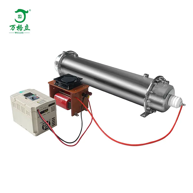 High concentration 100 g/h ozone generator used for water treatment, Ozone Tube and inverter + transformer