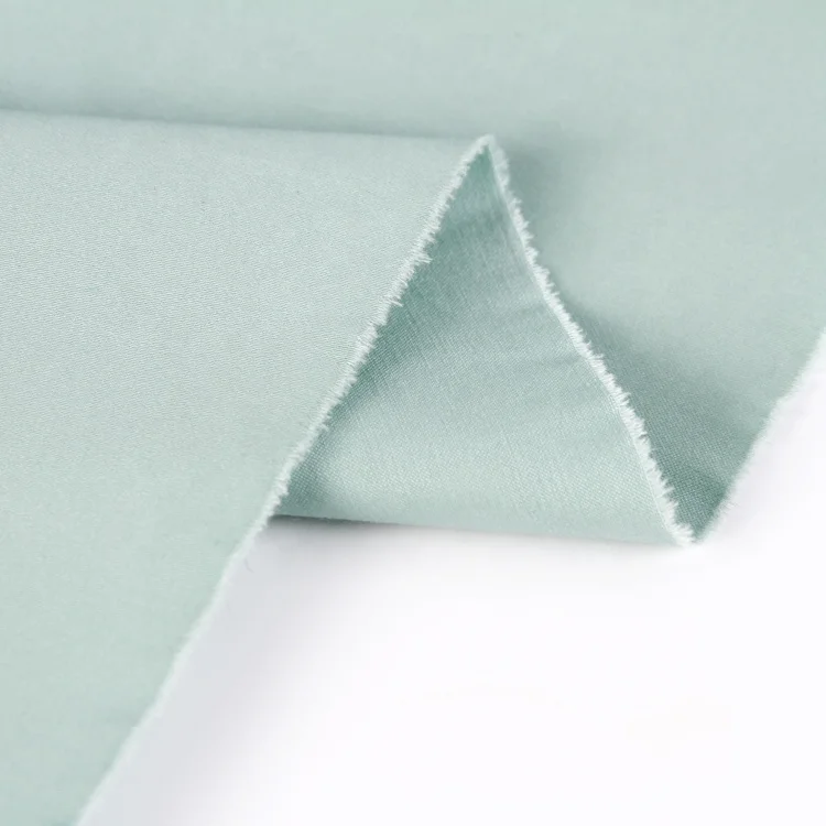 
New textiles silky plain dyed 95%cotton 5%spandex cotton materials fabric 