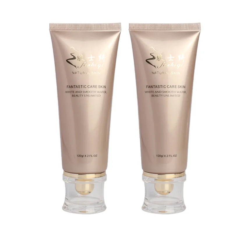 cosmetic packaging cream empty tube containers eco friendly facial cleanser plastic acrylic cap for cosmetic tube