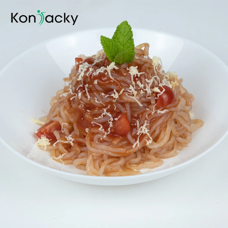 Konjacky Low Carbs Glucomannan Konjac Noodle Pasta Thai Tom Yum Pasta Shirataki Noodles