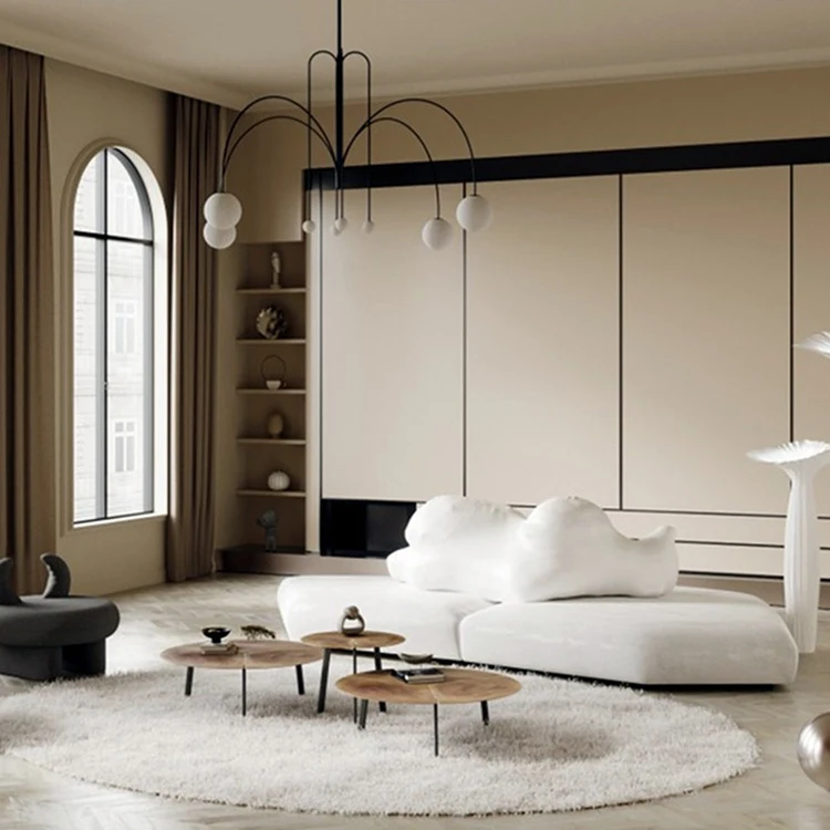 Luxury villa living room sofas modular sectional bear sofa bed furniture