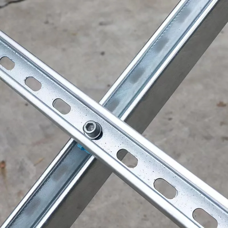 Hot dip galvanized 41x82 double channel powder coated c channel solar panel strut channel