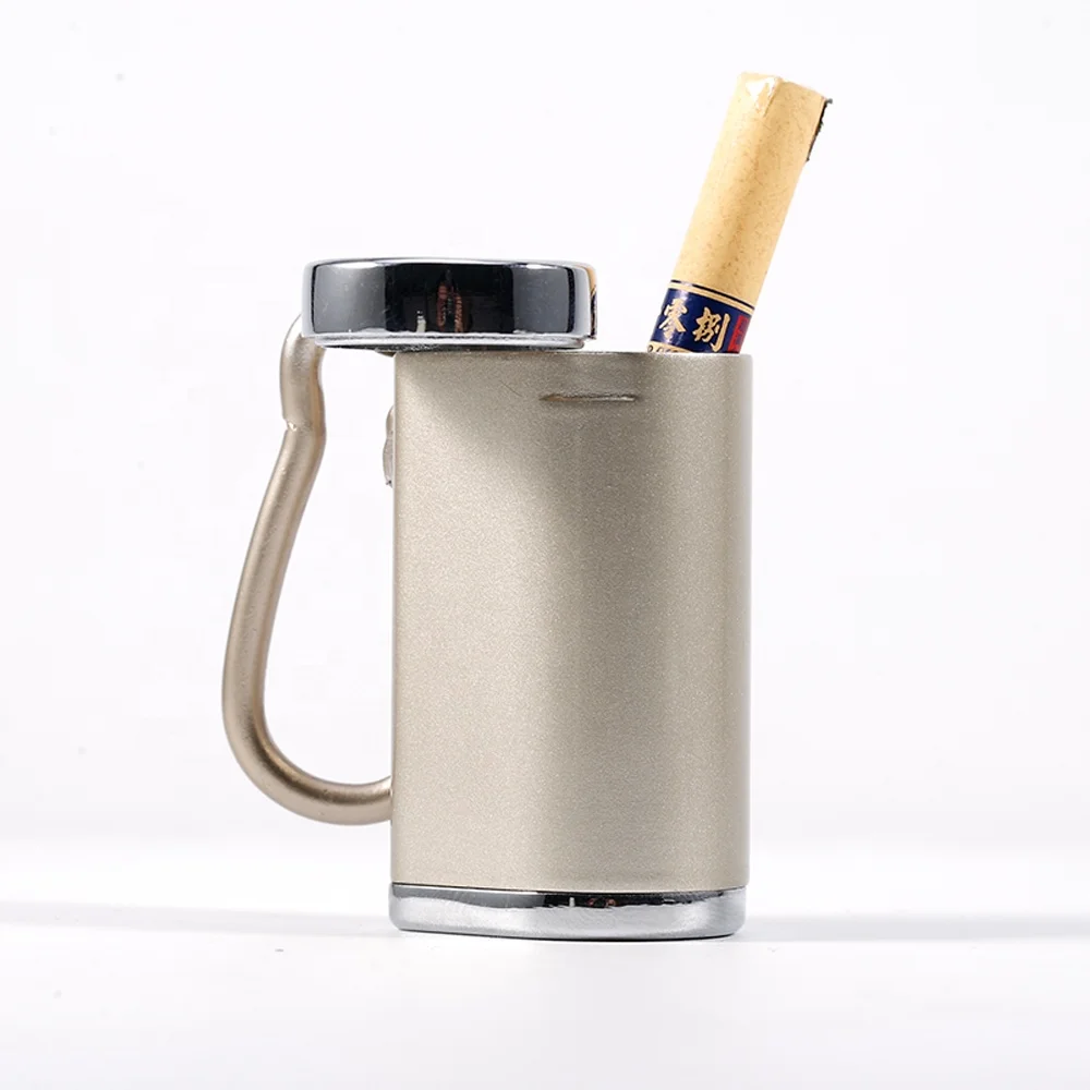 YB-5004 3 1*2 5*5 5 см 38 г каплевидные персонализированные алюминиевые металльные портативные мини пепельница с кольцом для ключей