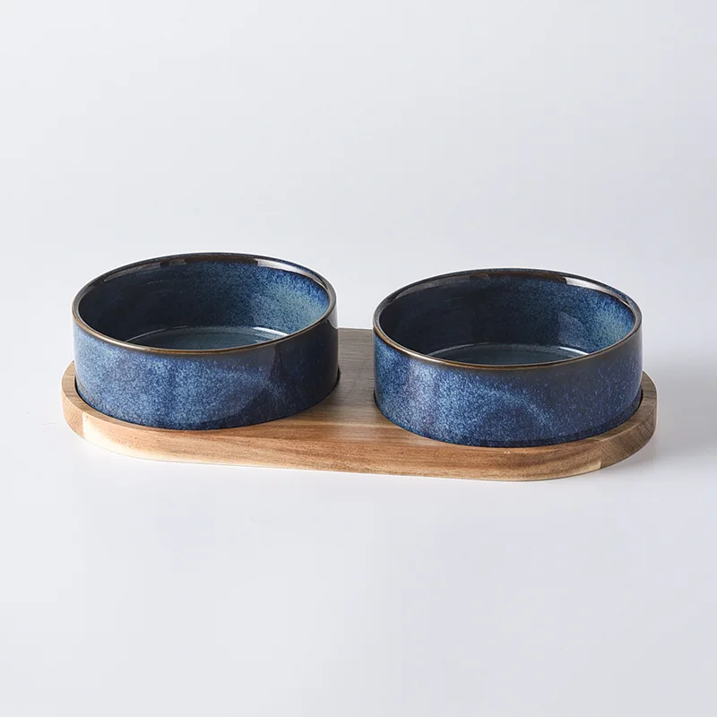 High Quality Pets Supplies Healthy Ceramic Pet Food Water Bowl Dog Eating Plate Easy Clean Feeder Container Puppy Bowls