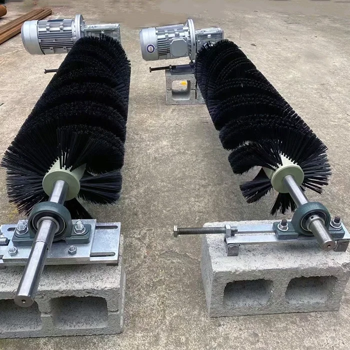 Nylon 66 Bristles Brush Conveyor Belt Cleaning Brush Roller