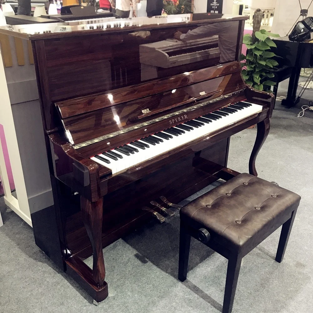 easy to open market model HD-L123 keyboard piano digital piano vertical piano in wooden color