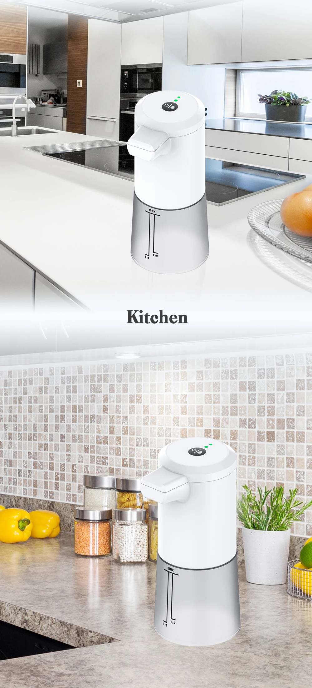 Factory Cheaper Wholesale Household Bathroom Toilet Easy Operation Smart Infrared Sensor Luxury Automatic Foam Dispenser