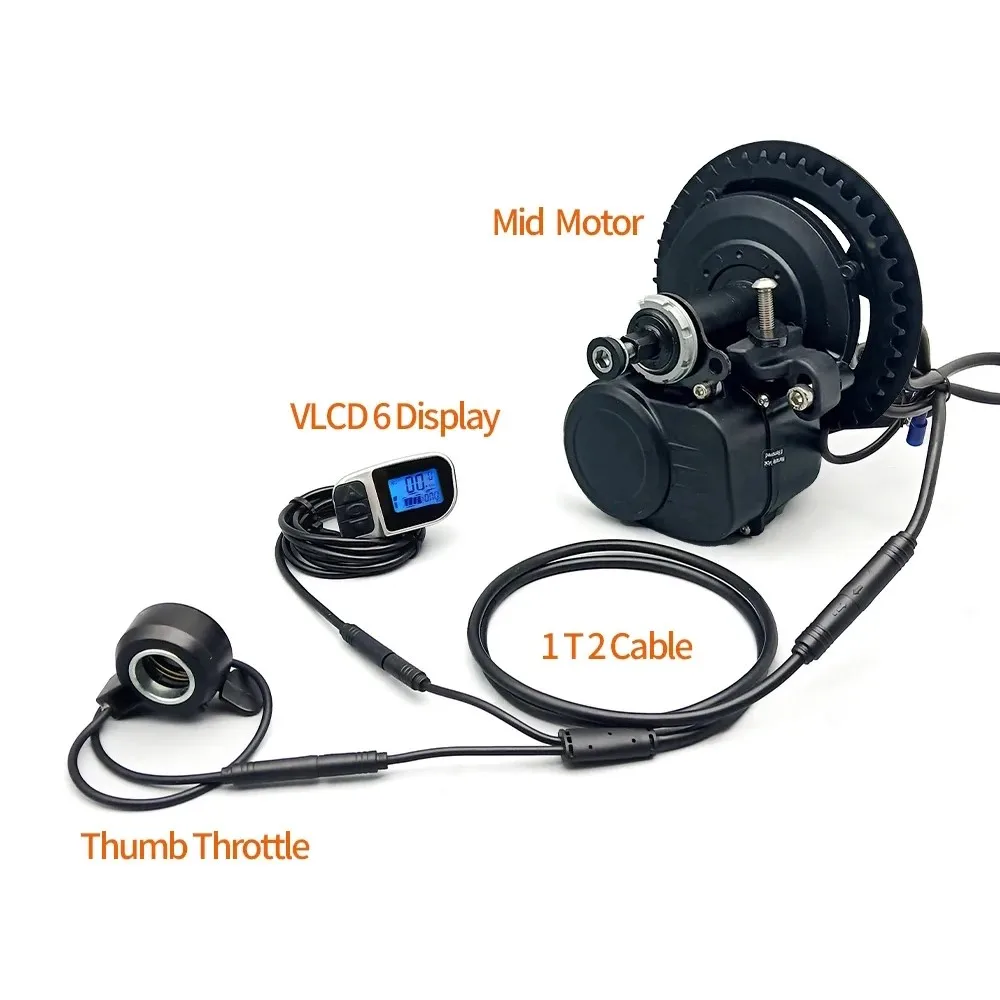 Tongsheng Mid Motor Kits VLCD5 Torque Sensor e-bike TSDZ2B