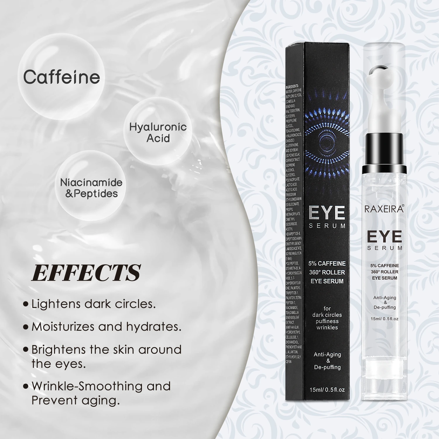 New Arrival Anti-Aging Eye Roller SerumTo Help Diminish Fine Lines And Wrinkles