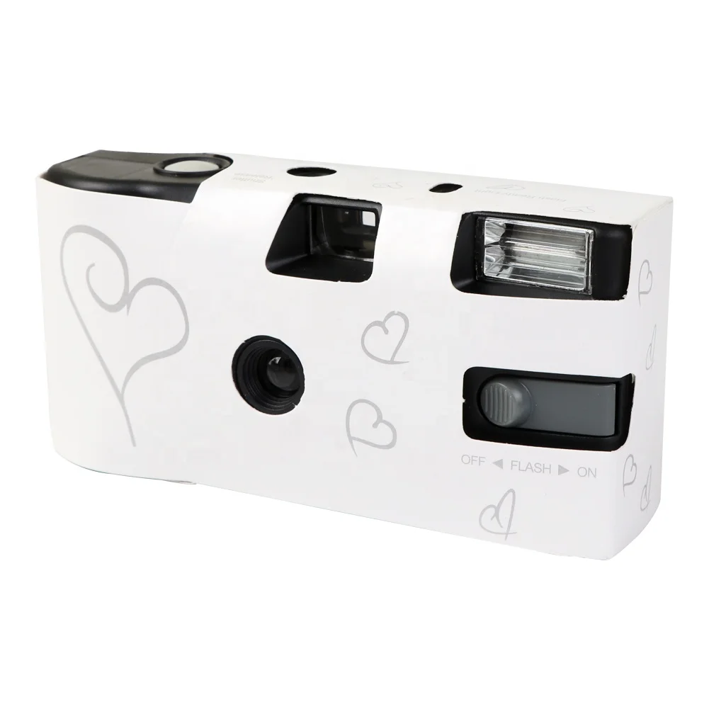 OurWarm рекламный подарок простой глянцевый 35 мм белый одноразовый фотоаппарат для свадьбы любой вечеринки