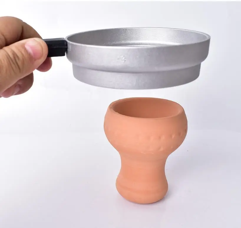 Hookah Charcoal Holder Aluminum Coal Screens Shisha Tobacco Heater Hookah Carbon Bowl Accessories