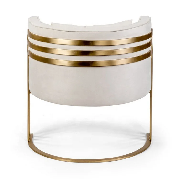 High Quality Polished Brass Vintage Glam Velvet Dining Chair on Sell