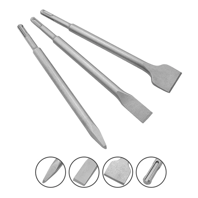 MAKASSI SDS plus chisel  14X250 X 20mm Max F Sds Plus Adaptor Tungsten Carbide Drill Bit Set Sds Chisel