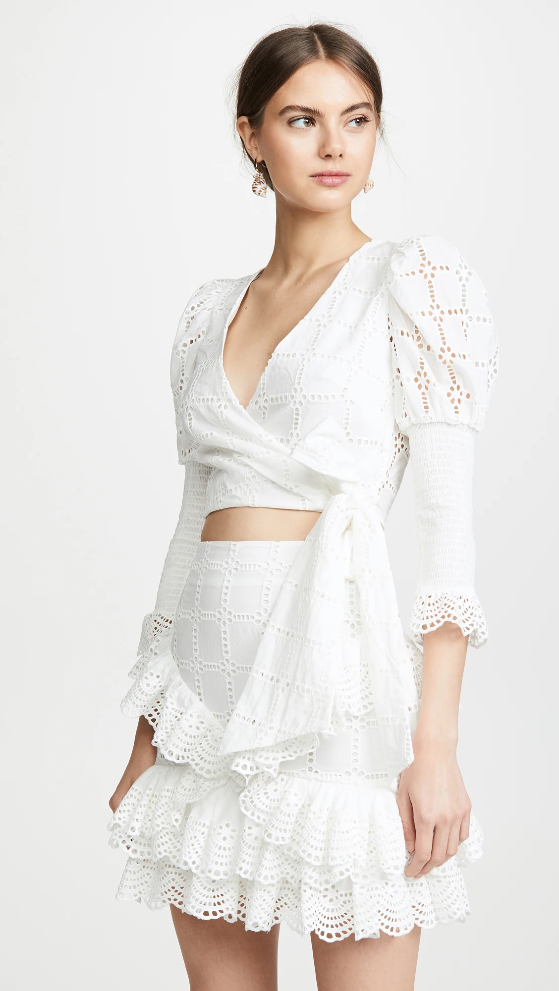 Wholesales Cheap Casual Long Sleeve Blouse Women Lace Top