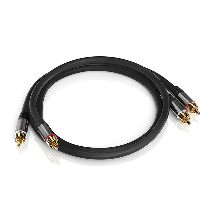 Высококачественный аудиокабель 2 м 5 8 10 3 мм aux RCA к для