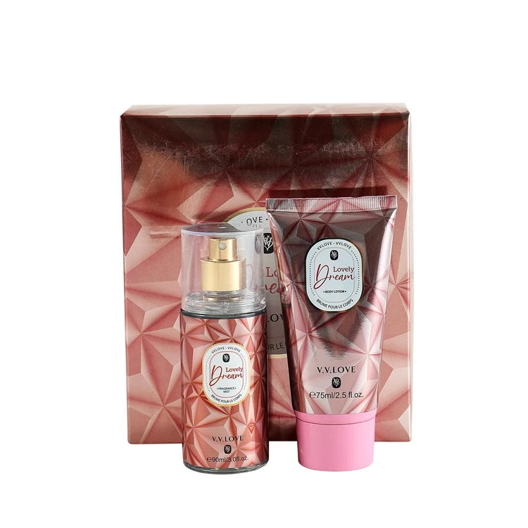 85 ml body mist with 75 ml body lotion gift set deodorant perfume for men and women for daily use