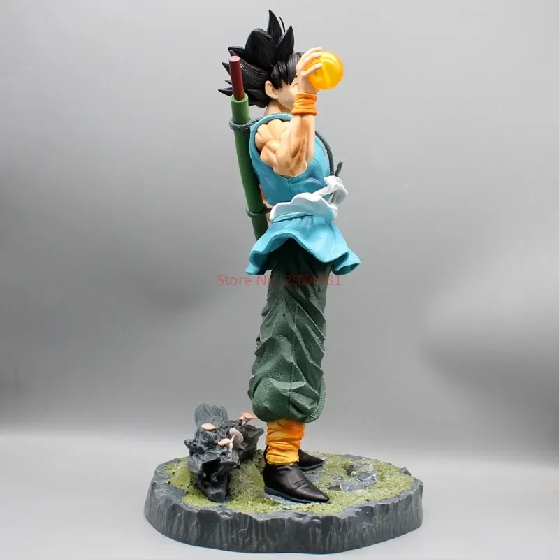 Драконы Z шарики Gk Du Son Goku Аниме Фигурка счастливый смех с 4 звездами хрустальные шары из ПВХ коллекционные модели куклы игрушки подарки для мальчиков
