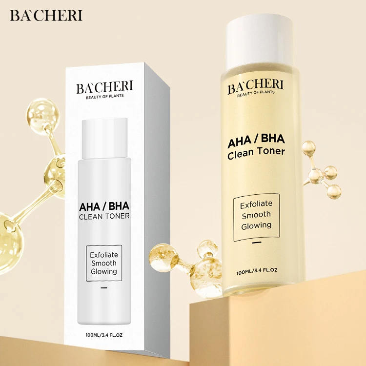 Kangrong Private Label Skin Care Face Care Organic Smoothing Whitening Exfoliate AHA BHA Face Skin Toner