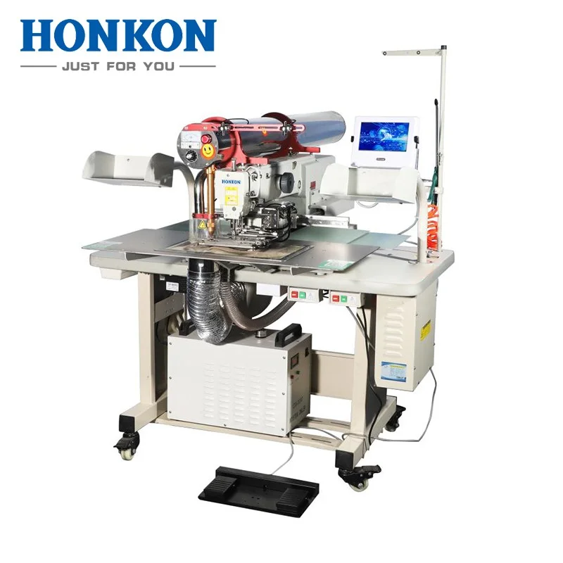 HK903-E-ZS MULTIFUNCTIONAL LASER AUTOMATIC POCKET WELTING MACHINE  33.5/46KG DBX1 9#-18#