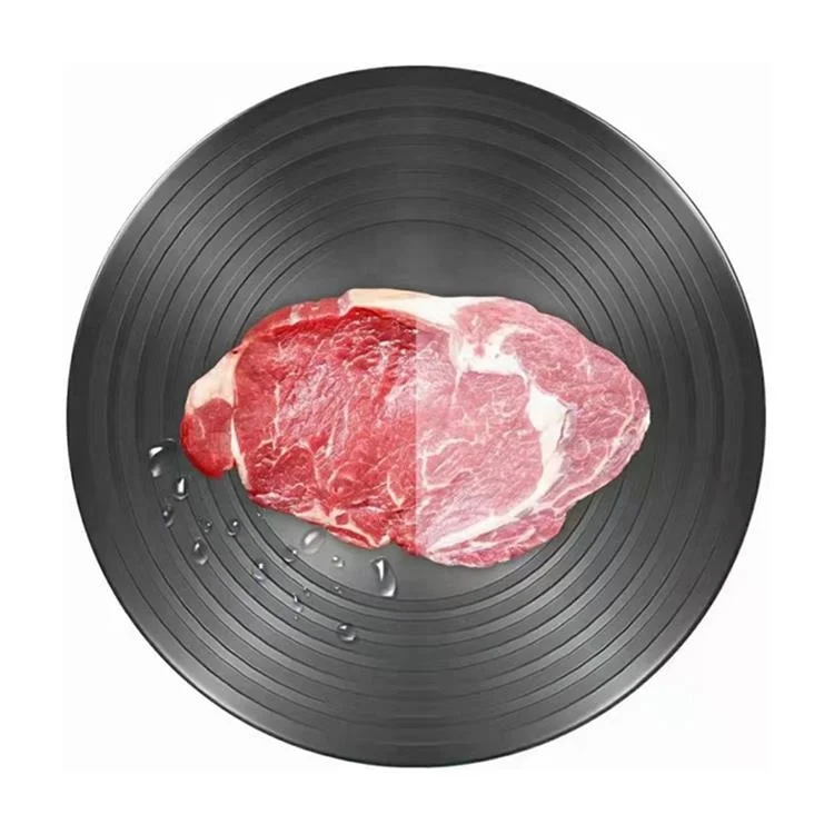 hot selling 24 or 28 cm  heat conductor and frozen food meat thawing plate by made of aluminum alloy