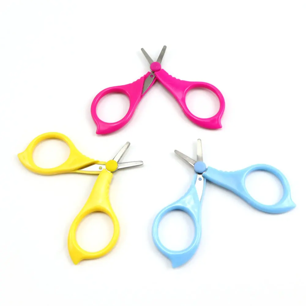 Baby Nail Scissors Newborn Nail Care Tool Baby Nail Cutter Safety Clippers Eyebrow Eyelash Scissors