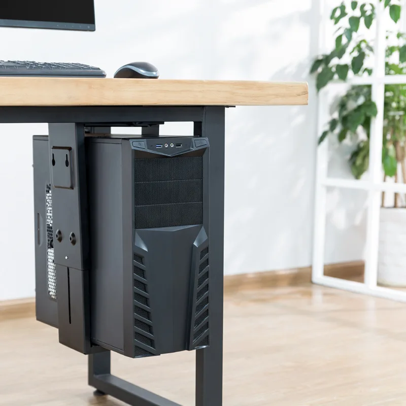 Hot Sale Ergonomic Electronic Height Adjustable desk accessories of cpu holder 360 degree rotation