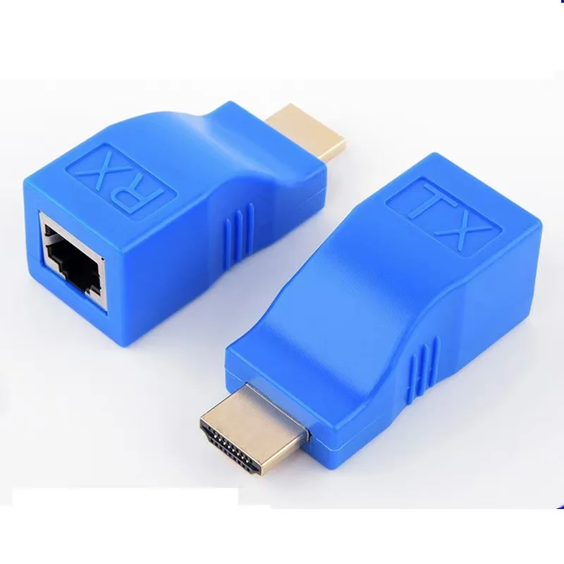 Преобразователь HDMI в Cat5 Cat6 RJ45 4K 30