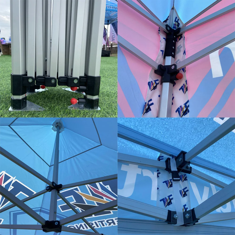 CATC Outdoor Folding Instant Custom Easy Set Up Event Tent 3X4.5m 3x6m Pop Up Aluminium Awning Commercial Tent Trade Show Tent