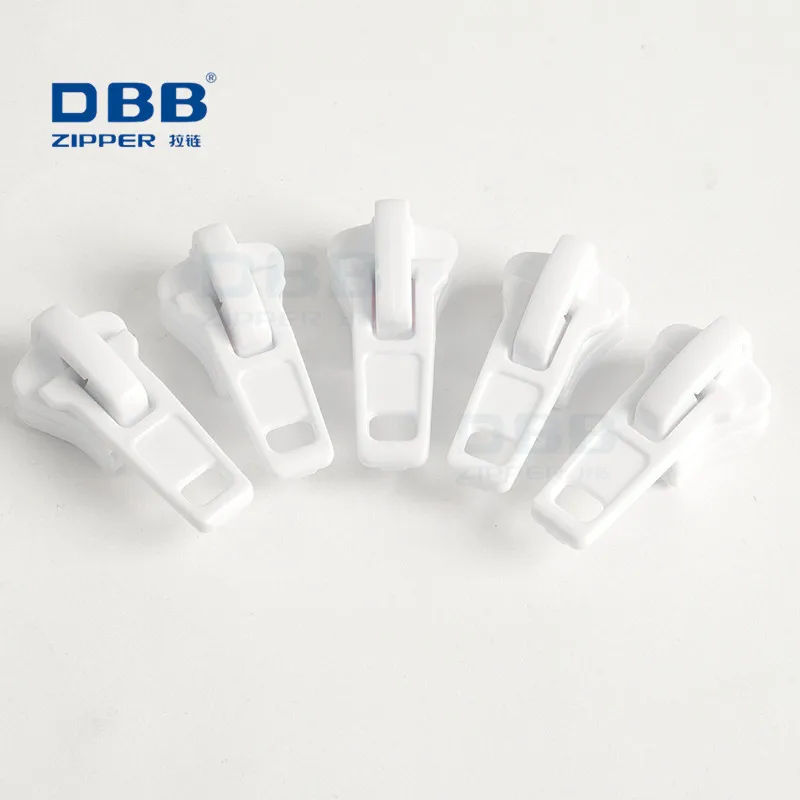 plastic zipper slider zipper puller  resin zipper puller