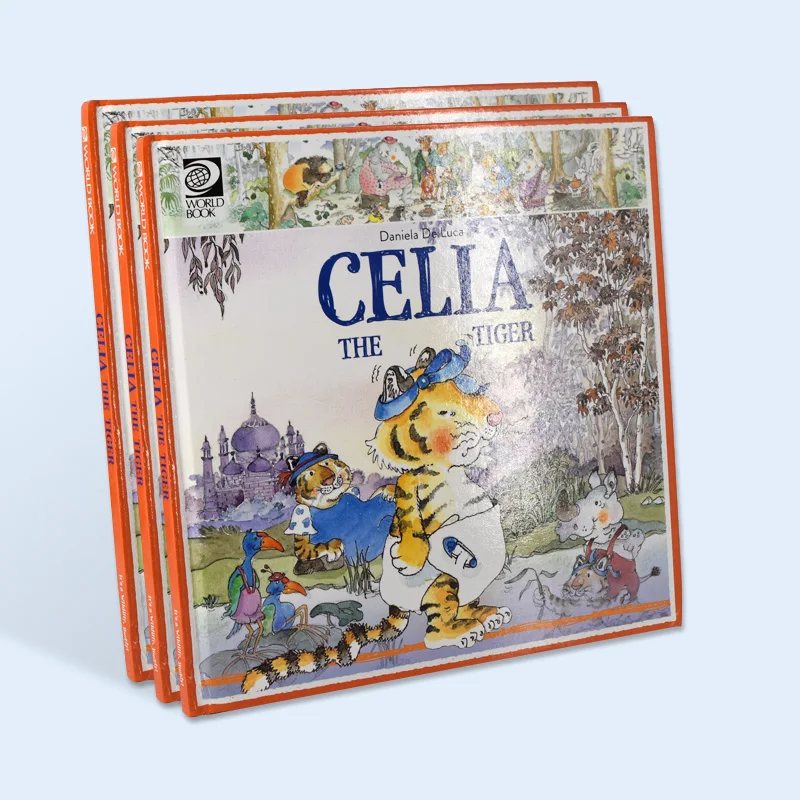 OEM baby tiger Hardcover picture book recognize animals books