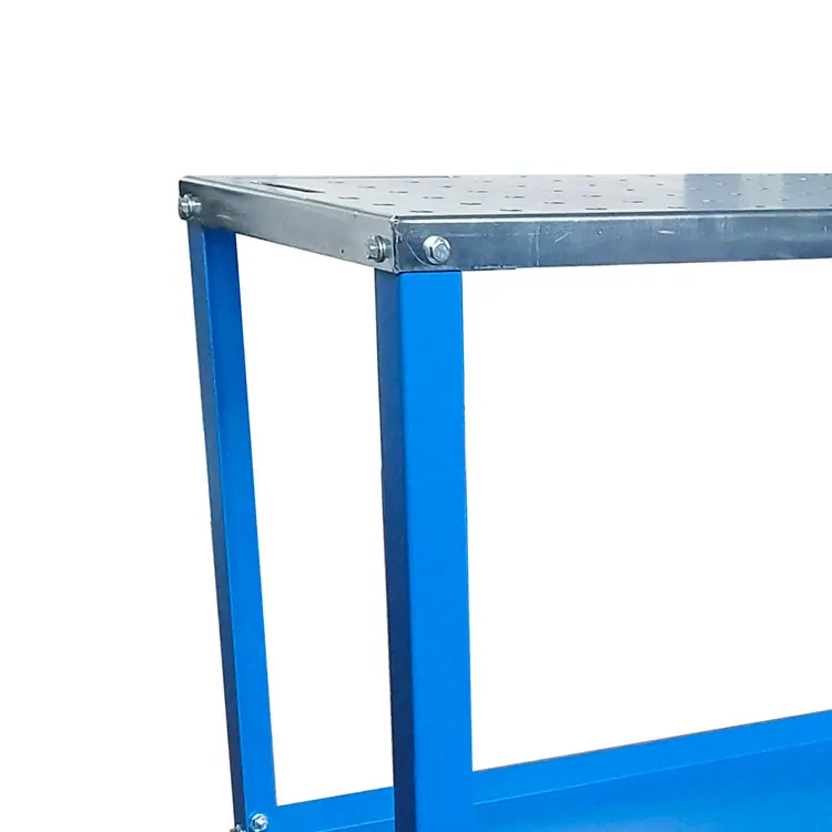 Heavy Duty table w/castors Iron-Man Welding Table withstorage tray for workshop