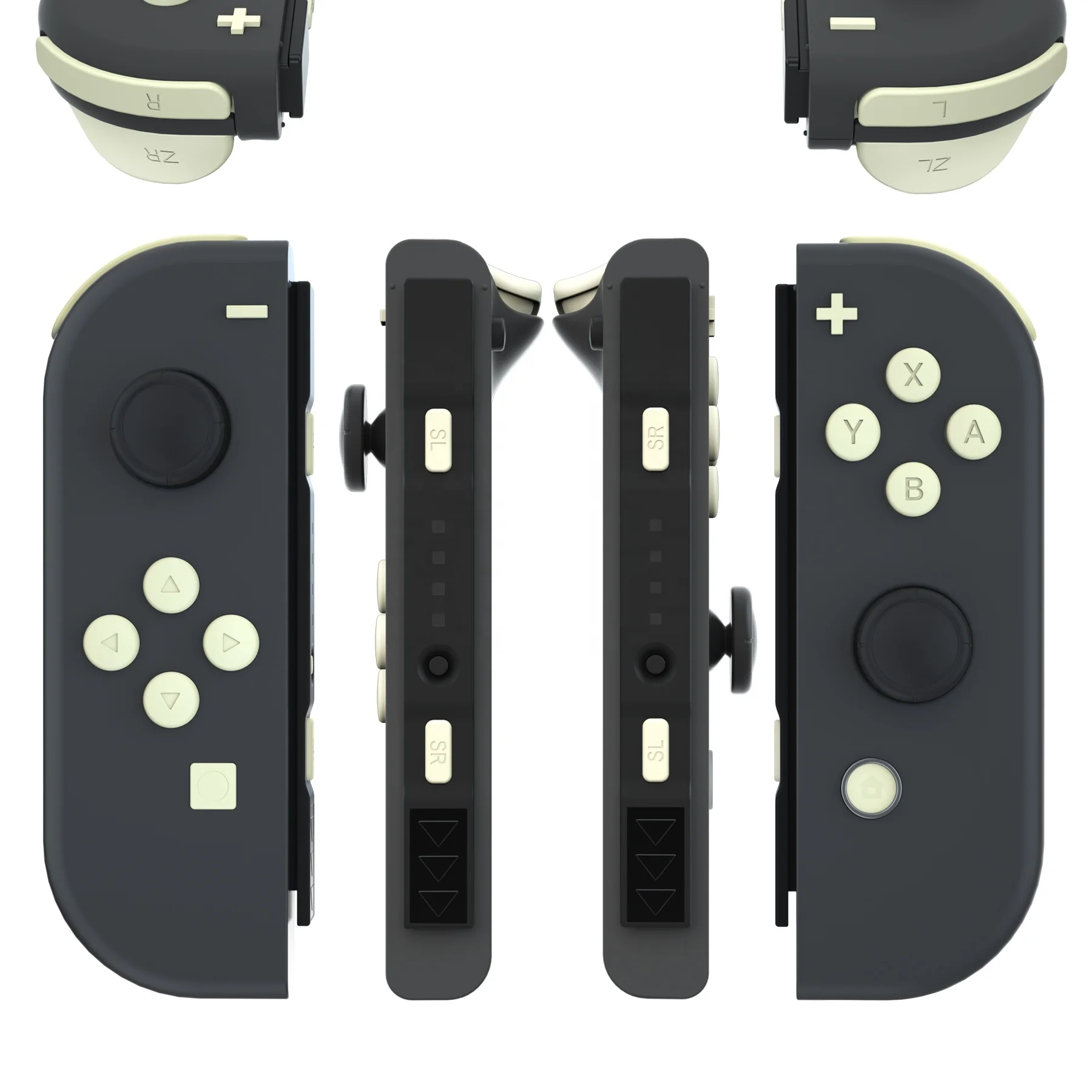 eXtremeRate Replacement ABXY Direction Key SR SL L R Trigger Button Full Set Buttons Repair Kits For Nintendo Switch OLED Joycon