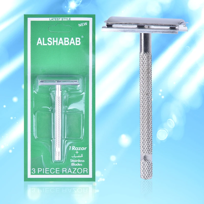 Wholesale Cheap Price Safety Razor Double Edge Blade Iron Handle Razor For Men