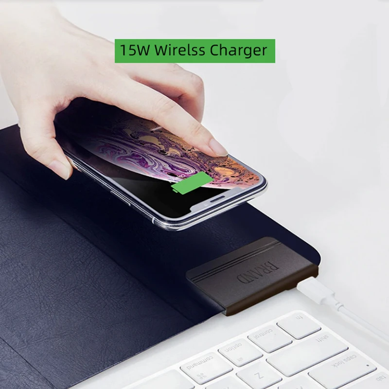 Foldable 15W Wireless Charger Mouse Pad Corporate Promotional & Business Gifts Item Gift Sets
