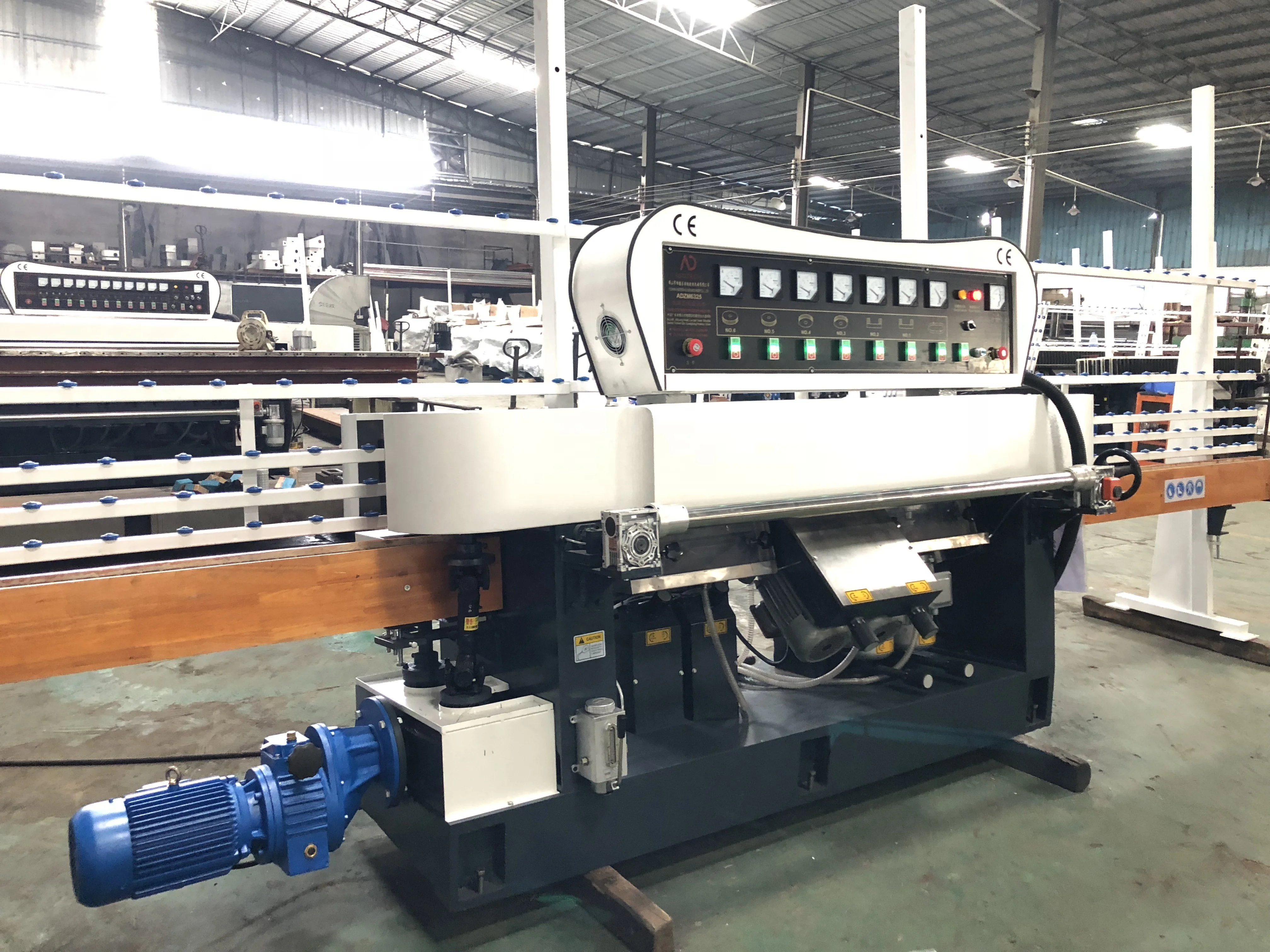 Машина для полировки окантовки стекла с 6 моторами/машина для полировки кромок стекла с прямой линией