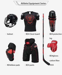 Cougar Hockey Equipment Goalie Pads Gripper Catcher Ice Hockey Grip Sport Protective Roller Skate Player Field Hockey Gloves