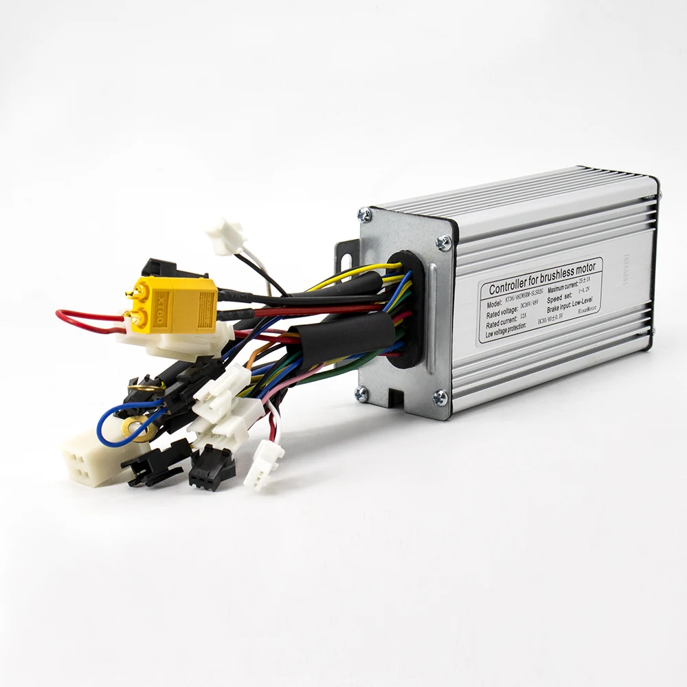 9 Mosfet KT Controller 36V 48V 350W 500W Electric Bike Brushless Motor Square Wave Controller Ebike Controller