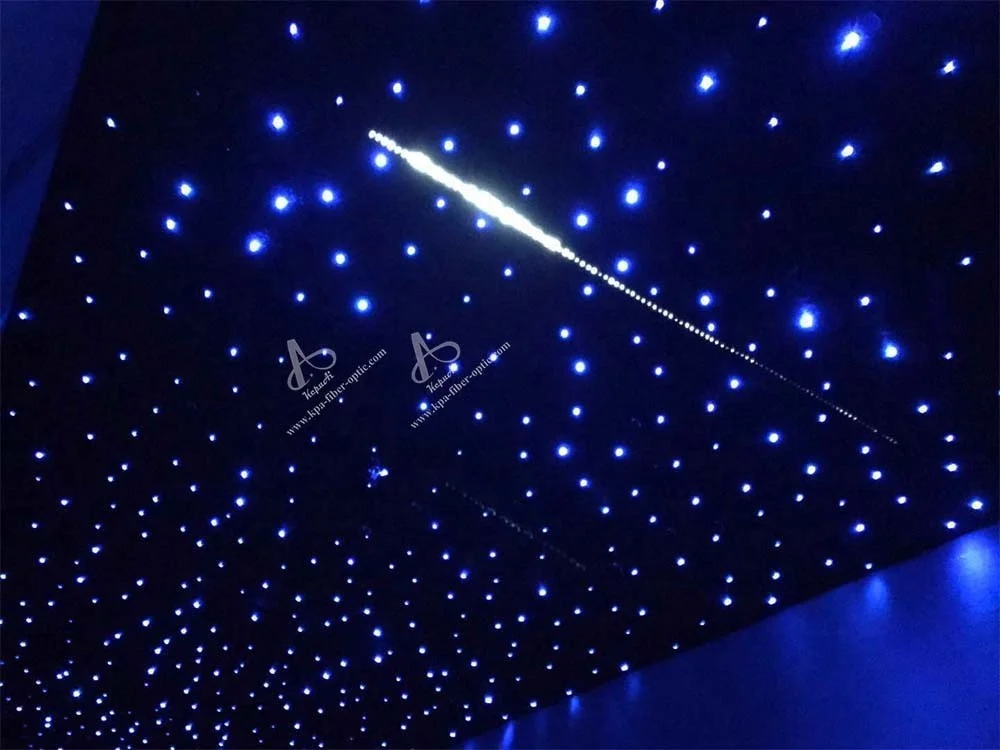 LED Fiber Optic Night Sky Ceiling Star Panel Lights for Living Room Sensory Room Bar
