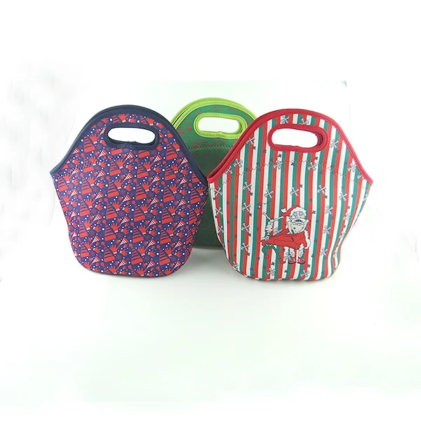 Customized outdoor fashionable large insulated waterproof tote neoprene lunch bags