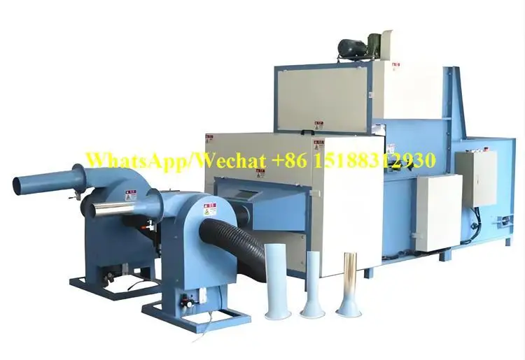 Cheap price pillow cotton opening and filling production line/automatic pillow filling machine/pp cotton opening machine line