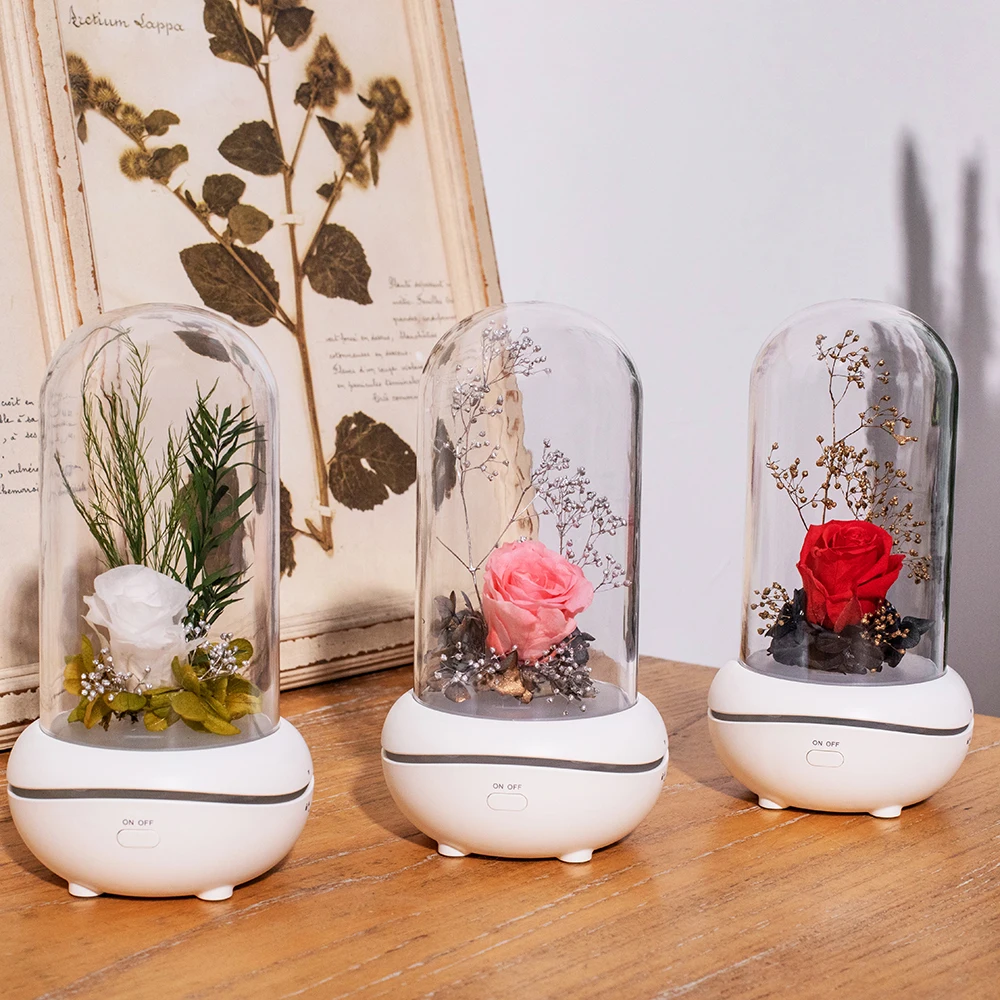 Aroma Diffuser Lamp 7colors Electric Portable Ultrasonic Essential Oil Difuser Flower Aroma Diffuser In Low Price Machine
