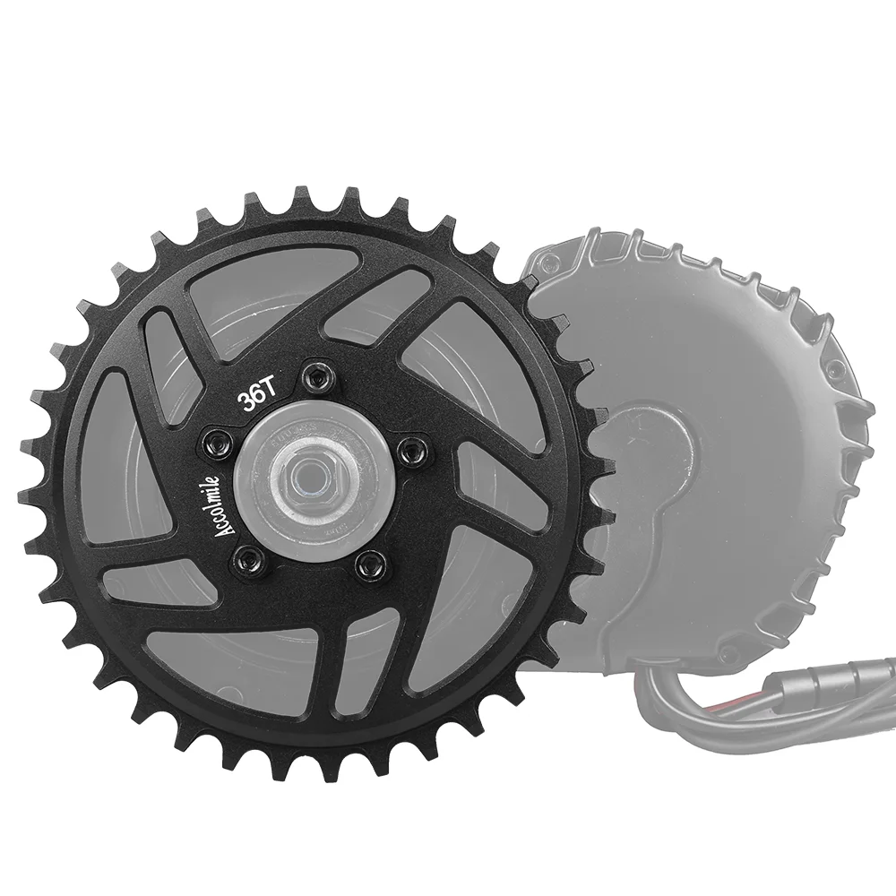 Chainring Sprocket 36T For Bafang BBS01BBS01B BBS02 BBS02B BBSHD Mid Drive Motor Electric Bike Replacement Chainwheel
