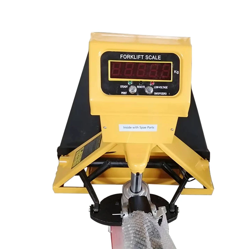 Nylon wheel 2.5 Ton Weighing Scale Hand Pallet Truck
