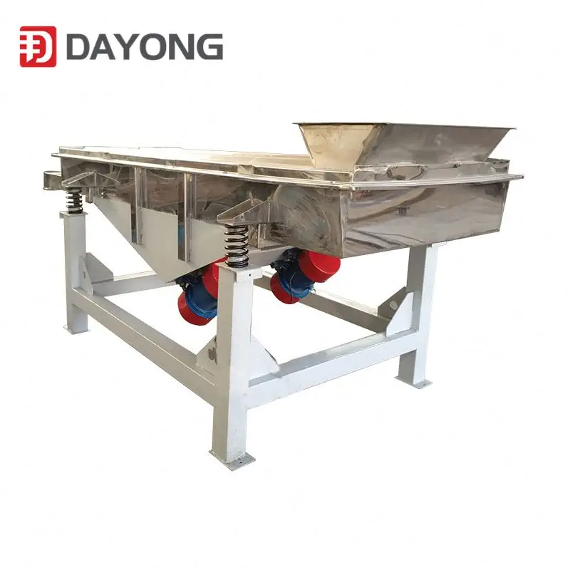 Silica Sand Linear Vibrating Screen Separator Machine for Grain